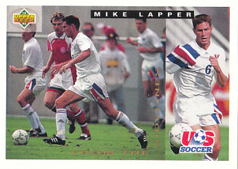 Mike Lapper USA Upper Deck World Cup 1994 Preview Eng/Spa From The Sideline #162